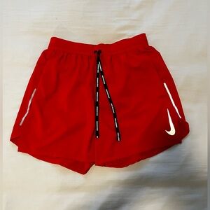 Nike Men’s Red Dri- Fit Running Shorts Size S